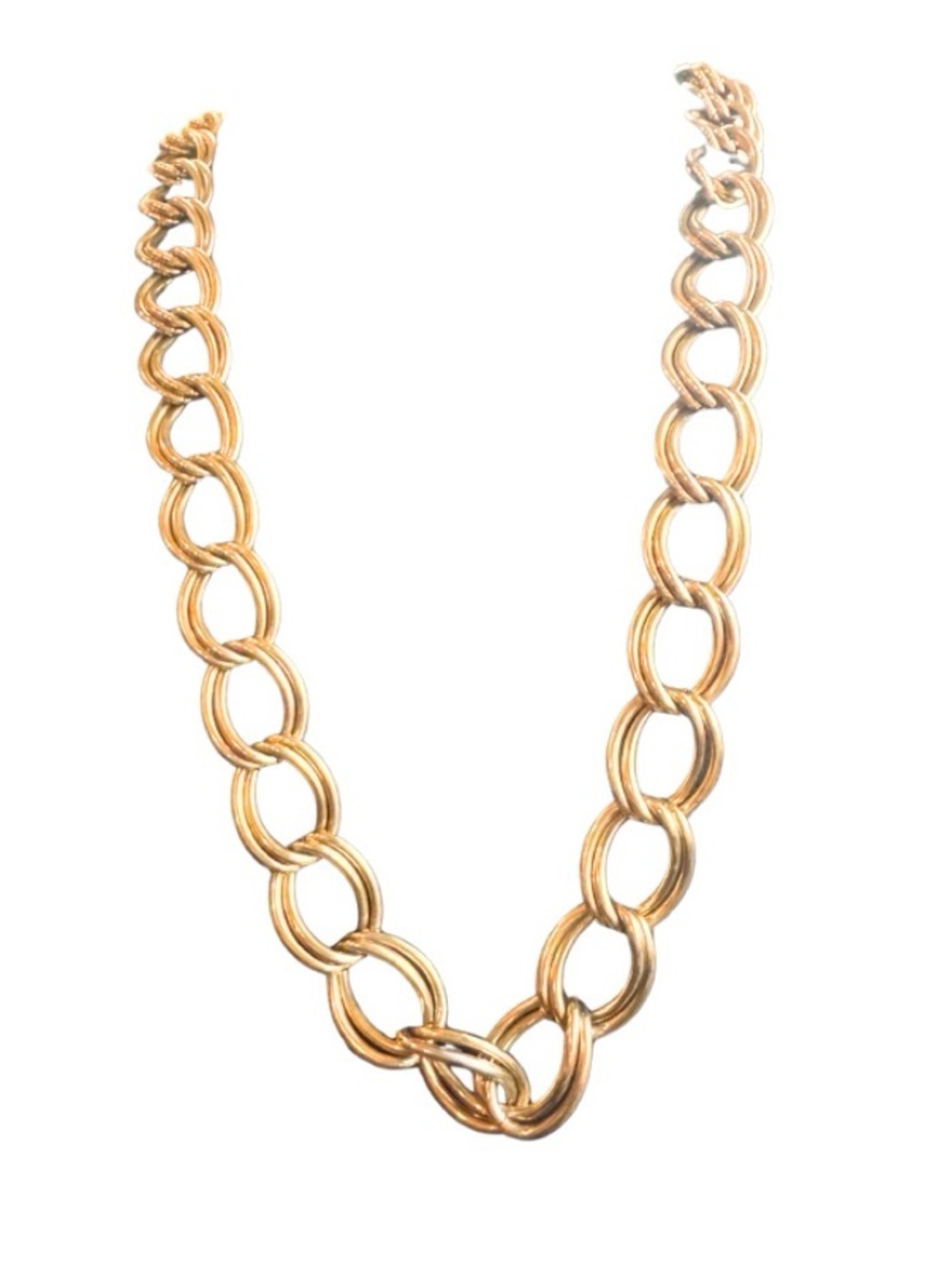Vintage Big Link Necklace